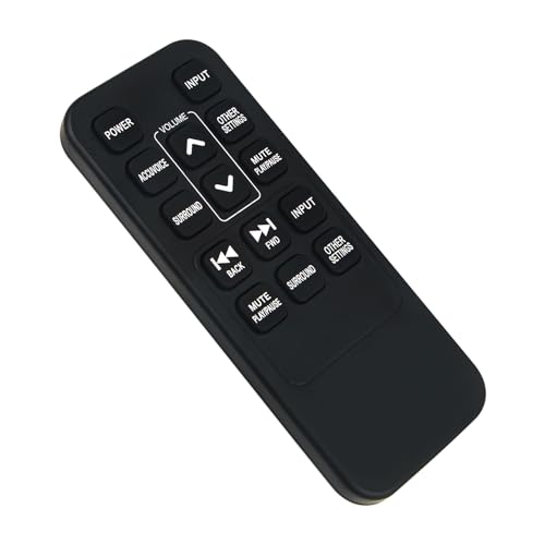 Télécommande de rechange pour barre de son ZVOX Accuvoice AV157 AV203 SB500