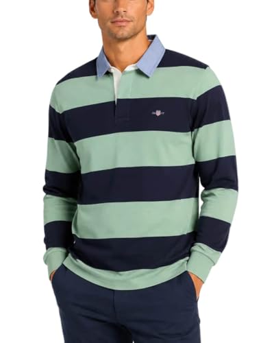 GANT REG Chambray Stripe Heavy Rugger – Ansicht 1