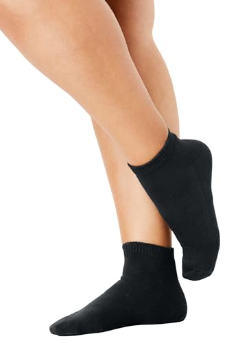 Comfort Choice Women's Plus Size Ankle Socks 3-Pack