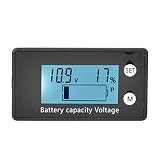 Ejoyous LCD-Digitalvoltmeter, DC 10–100 V Spannungsmesser mit Zweidraht-Direktmessung, Echtzeitüberwachung, Verpolungsschutz, für den Industriellen Einsatz von Batteriegeräten (#3)