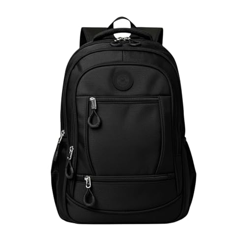 Mochila Feminina Juvenil Menina Adolescente, escolar, reforçada, diversos compartimentos e forrada(Preto)