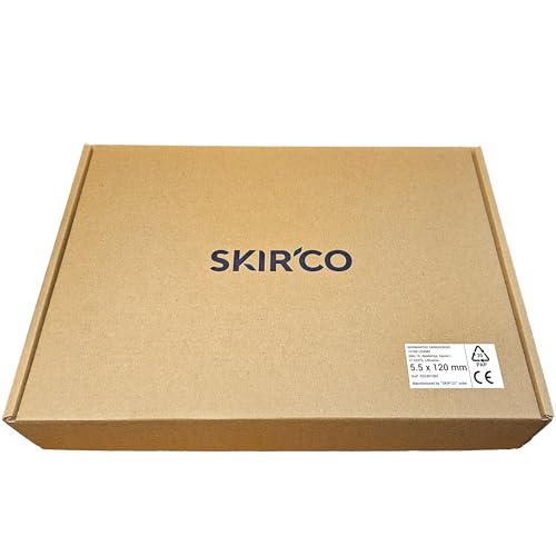SKIR'CO (100 szt.) Wkręty dekarskie ocynkowane 5,5 x 120 mm, łeb sześciokątny, DIN 7504-K Wkręty samowiercące z podkładkami uszczelniającymi EPDM
