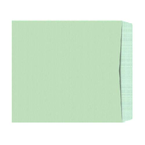 Image of Cubic 14x10 Clothline Envelope (Green) - Pack of 50 | Durable & Eco-Friendly Document Holder for Office, School & Business Use
