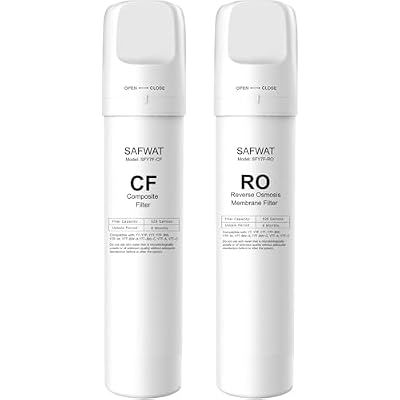 6-Month Filter Replacement Cartridge Compatible with SimPure Y7 Y7P Y7P-BW Y7P-W (1*CF + 1*RO)