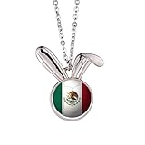 メキシコ国旗サッカーワールドカップ かわいいうさぎネックレスアクセサリー記念品