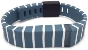 i-smile 1PC Replacement Bands with Metal Clasps for Fitbit Flex / Wireless Activity Bracelet Sport Wristband / Fitbit Flex Bracelet Sport Arm Band (No tracker, Replacement Bands Only) & 1pc Black Silicon Fastener Ring