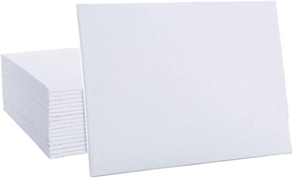 Canvas Panels - 8X10 Inch/18 Pack Artist Painting Canvas Boards Value Pack for Oil & Acrylic Painting