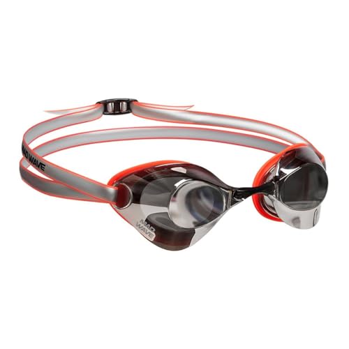 Mad Wave Turbo Racer II - Gafas espejadas, color naranja