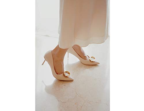 Image of C.Paravano Women's Pumps | Women Heels Closed Toe | Pumps Shoes Women | Chic Pointed Toe Design | Comfort Heels