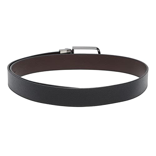 Image of LOUIS STITCH Men's Italian Leather Reversible Belt 1.25 inch (35mm) Handcrafted Formal Waist Band Officewear Men Gents Boys (Brown /Black) (FF-CS-)