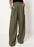 Best Palazzo Pants for Women Over 50: Comfort Meets Confidence (2026 Complete Guide) 12 Dokotoo Cargo Pants Wide Leg Dress Pants Women Slacks Womens Trousers Women's 2024 Fall Outfits Teacher Fashion Clothes Palazzo Business Casual High Waisted Petite Pants Clothing Trendy Pants Green