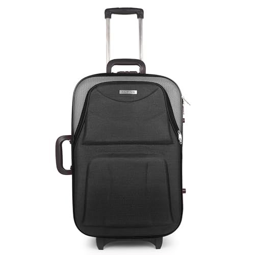 Image of Lightweight Model Polyester Soft-Side 65cm Medium Luggage Trolley, Grey