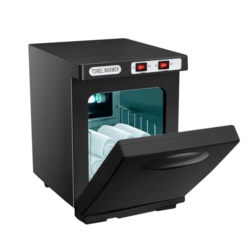 Carziyer Chauffe-Serviettes et Stérilisateur UV 5L - Armoire de Désinfection à Chauffage Rapide,...