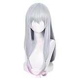 osseoca Izumi Sagiri Cosplay wig grey 80cm (grey(Izumi Sagiri))