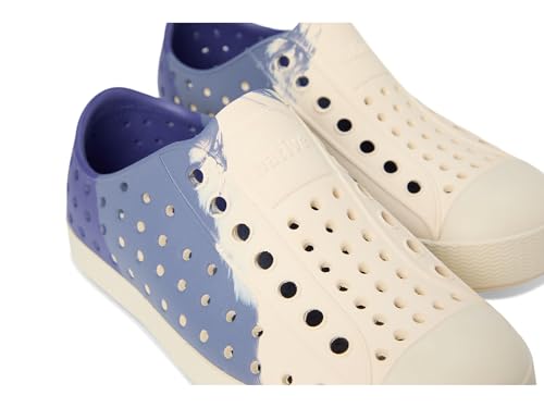 Native Shoes Jefferson Bloom (Little Big Kid) Sneaker, Ink Bone Marble/Bone White, 3 US Unisex - Thumbnail 6