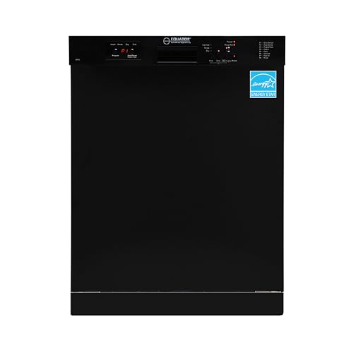 Equator Advanced Appliances 82 Equator 24 In Dishwasher 14 Place+Wine Rack 3.4G Quiet 51 Db 110V E-Star Ada In Black cover