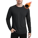 MAGCOMSEN Men's Thermal Shirt Fleece Lined Long Sleeve Athletic Base Layer Workout Top