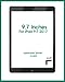 for iPad 9.7 2017 5th Screen Replacement for iPad 9.7 5th Gen 2017 Digitizer Repair Kits for iPad 9.7 A1822 A1823 Touch Screen Replacement with Home Button Black (No LCD Display) (Not for Air 1)