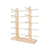 BESPORTBLE Holz Brillenständer Für Sonnenbrillen Praktischer Aufbewahrungsrack Für Brillen Stilvolles Design Für Glasvitrinen Für Tisch Und Brillenläden Minimalistischer Brillenhalter