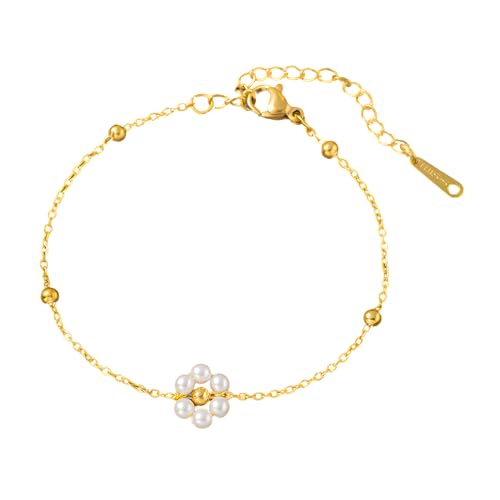 Imitation charmante pour femmes et fillettes : parure de perles chic