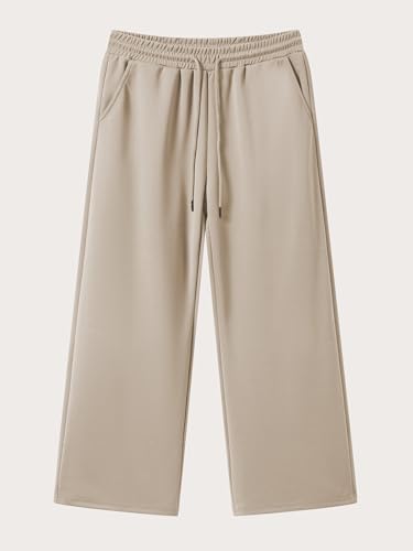 Image of JMIERR Men's Casual Baggy Pants Lightweight Wide Leg Lounge Travel Pants Streetwear with Pockets