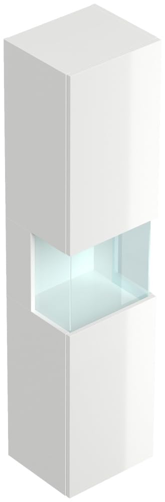 Badmöbel Set Taifun 3tlg. 100 cm mit LED Spiegel & Hochschrank