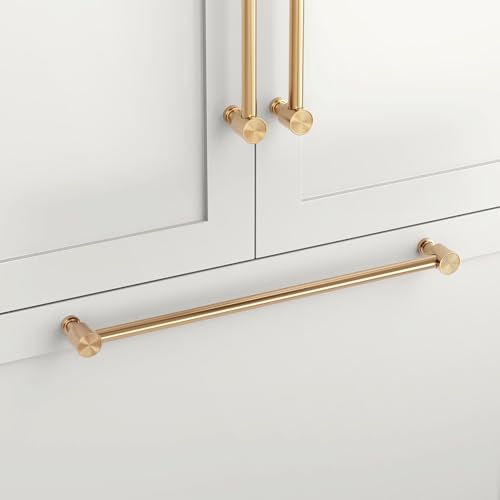Signature Hardware 954058-24 Orwell 24 Inch Center to Center Appliance Pull - Brushed Gold by Signature Hardware - Used condition - Image 4
