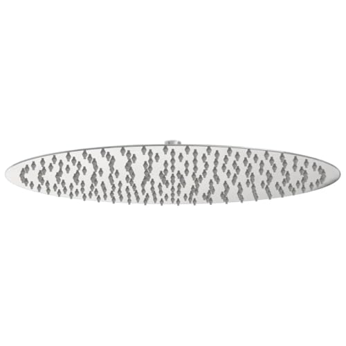 vidaXL Testa Doccia a Pioggia in Acciaio Inox 304 40 cm Rotonda, soffione Doccia a Pioggia, soffione Bagno, Parte Doccia, soffione Doccia a Pioggia