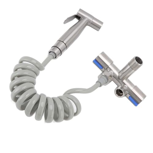 トイレ用 便器内 洗浄 ノズル ホース セット ビデシャワーヘッドセット シャワーヘッド 高水圧 洗浄セット 304ステンレス鋼 スプリングホース G1 2オス接続 ポータブル 掃除 手持ち シャワー 多機能 消臭 防菌 浄水 節水