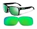 Galaxy Replacement lenses For Oakley Holbrook Polarized Green 100% UVAB