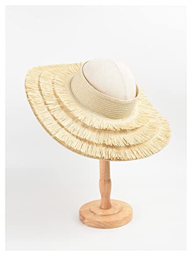 Chapeaux à visière pour femmes contre la chaleur et les UV avec grand bord de plage