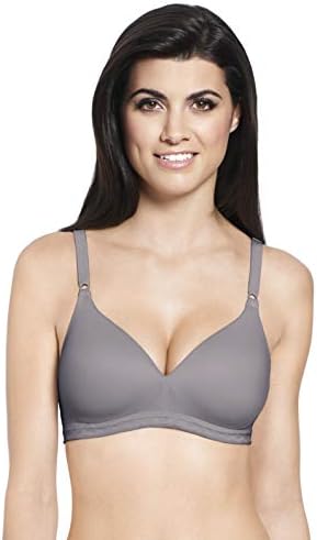 Warner's Women's Cloud 9 Super Soft Wireless Lightly Lined Comfort Bra 1269, Graphite Grey, 36B