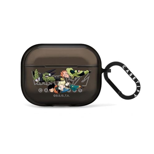 CASETiFY [Dragon Ball Z Co-Lab] �C���p�N�g �P�[�X- AirPods Pro (��1���� & ��2����) - CELL, ANDROID 16, ANDROID 17, & ANDROID 18 - �u���b�N