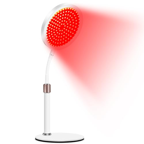 Hottoerak 100 LEDs Rotlichtlampe mit Sockel, 660 & 850...