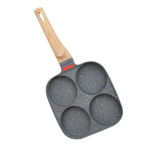 Cabilock Kitchen Egg Frying Pan Nonstick Egg Cooker for Breakfast Frying Pan for Eggs Burgers Pancakes Compatible with Gas Induction Stoves