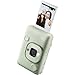FUJIFILM INSTAX Mini LiPlay Instant Camera | Green Bundled with INSTAX Mini Instant Film | 40 Exposures + Cleaning Cloth (4 Items)