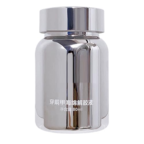 Quitaesmaltes para Uñas Postizas,Quitacolas para Uñas 80ml - Gel con la Piel de Cobertura Completa Preciso para Uso en Casa Salón Familia Mujeres Amigos