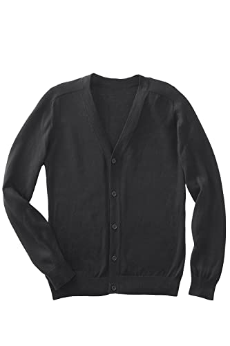 Men's Organic All-Cotton V-Neck Cardigan Sweater3