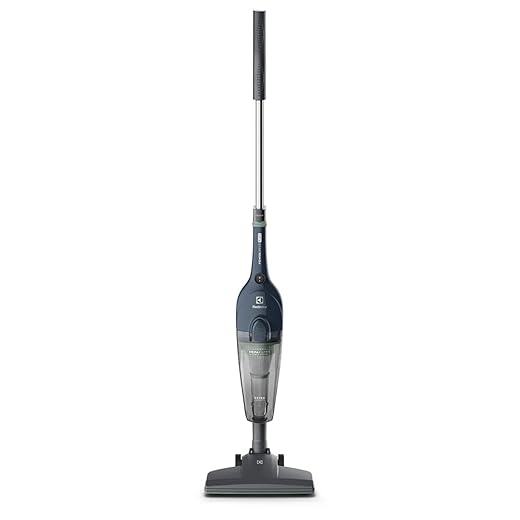 Aspirador pó vertical com fio portátil de mão 2 em 1 1450W cabo 5m capacidade 1,6L filtro HEPA Electrolux STK14 Azul Denim 127v