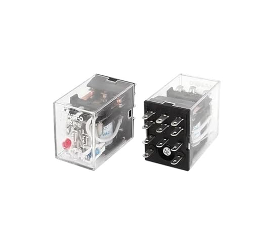 Relais de puissance indicateur LED rouge 3NO 3NC pour commutation sécurisée
