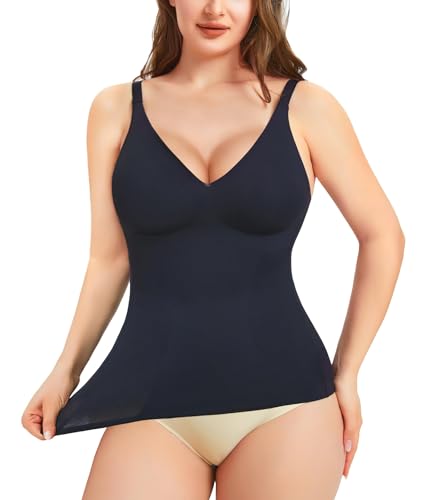Gotoly Shapewear Tank Top for Women Tummy Control Shaping Camisole Tops Slimming Compression Cami Vest with Adjustable Straps