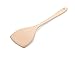 Wood Wok Spatula Cooking Utensils JJMG® Kitchen Handcrafted Curved Stir Fry Wooden Mixing Spoon Serving Turner Tool (Pack of 2)
