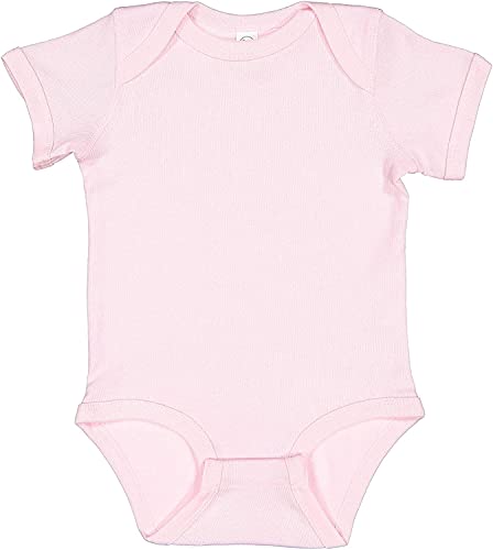 Rabbit Skins Rabbit Skins Baby Bodysuit Girl & Boy | Newborn 0-3 Months to 24 Month Toddler, Snap Easy Closure (4400)