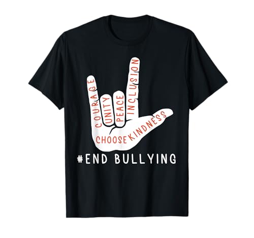 Unity Day Orange Kids 2021 Anti bullismo Amore Segno Lingua Maglietta