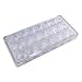 Fat Daddio's Leaf Polycarbonate Candy Mold, 21-Piece Tray