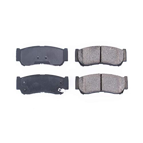 Image of PowerStop Rear Brake Pads for Hyundai Santa Fe 2007-09 - Z16 Ceramic Brake Pads Replacement, 16-1297
