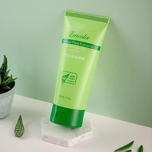 Aloe Exfoliating Gel, Deeply Cleanses Facial Cream, Gently Exfoliates The Face And Body Scrub. Plumps Fine Lines and Wrinkles for a Healthier Skin. Minimizes Pores and Improves Skin Texture (Multicolor)