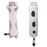 GAIORD Cat Plush Hugging Pillow,Large Long Cat Stuffed Animal Toy,Kitten Stuffed Animal Plush Cat Pi