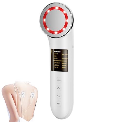 3 en 1Masajeador Anticelulítico, Máquina de Cavitación con Ultrasonido EMS & Infrarrojos, para Esculpir el Cuerpo, para Vientre, Cintura, Brazo, Pierna y Glúteos
