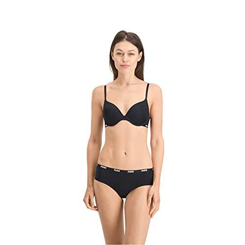 PUMA Damen Push-up Bra 1p Hang Push Up Bh, Schwarz, 75A EU